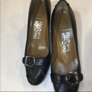 Vintage Ferragamo Kitten Heels